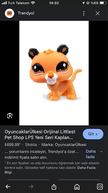  Beden Renk Kaplan Miniş LPS