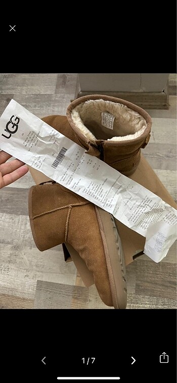 Orijinal ugg fermuarlı