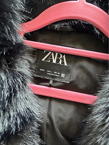 Zara Zara siyah kürk