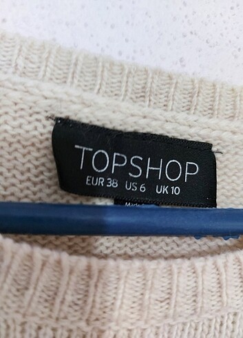 38 Beden ten rengi Renk Topshop triko 