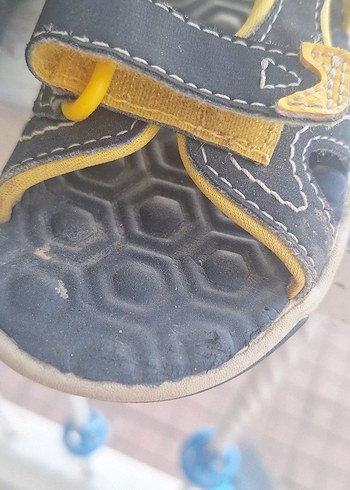 Timberland Sarı Erkek Çocuk Tokalı Kauçuk Terlik