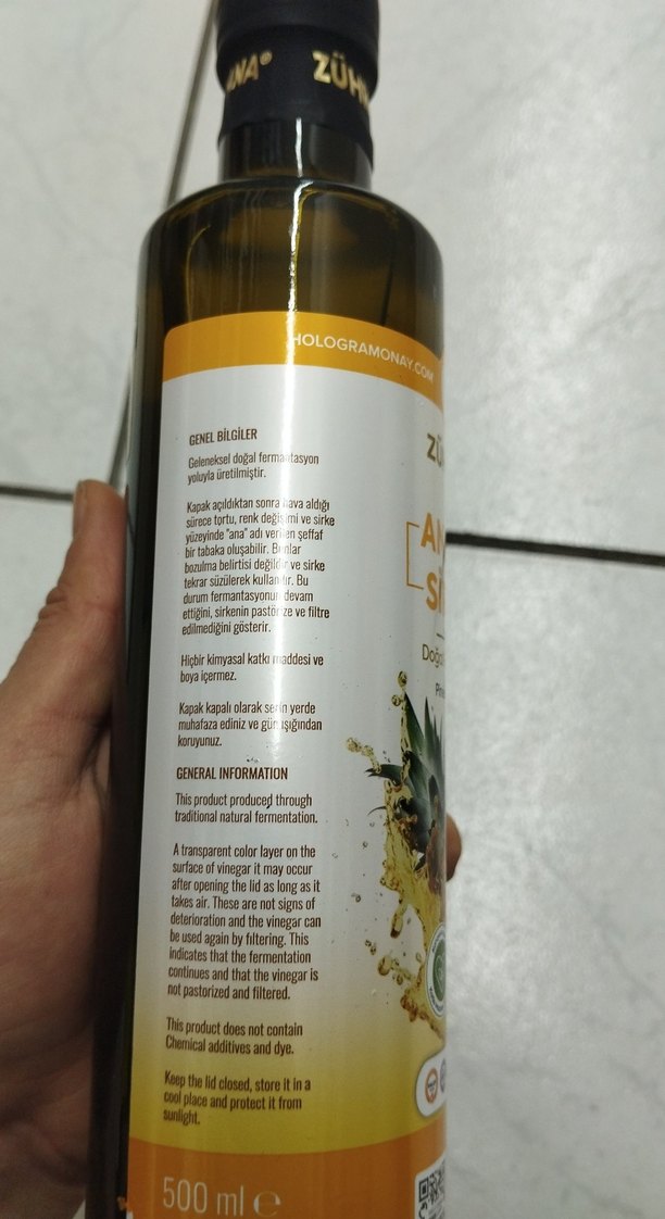 Zühreana Ananas Sirkesi - Görsel 4