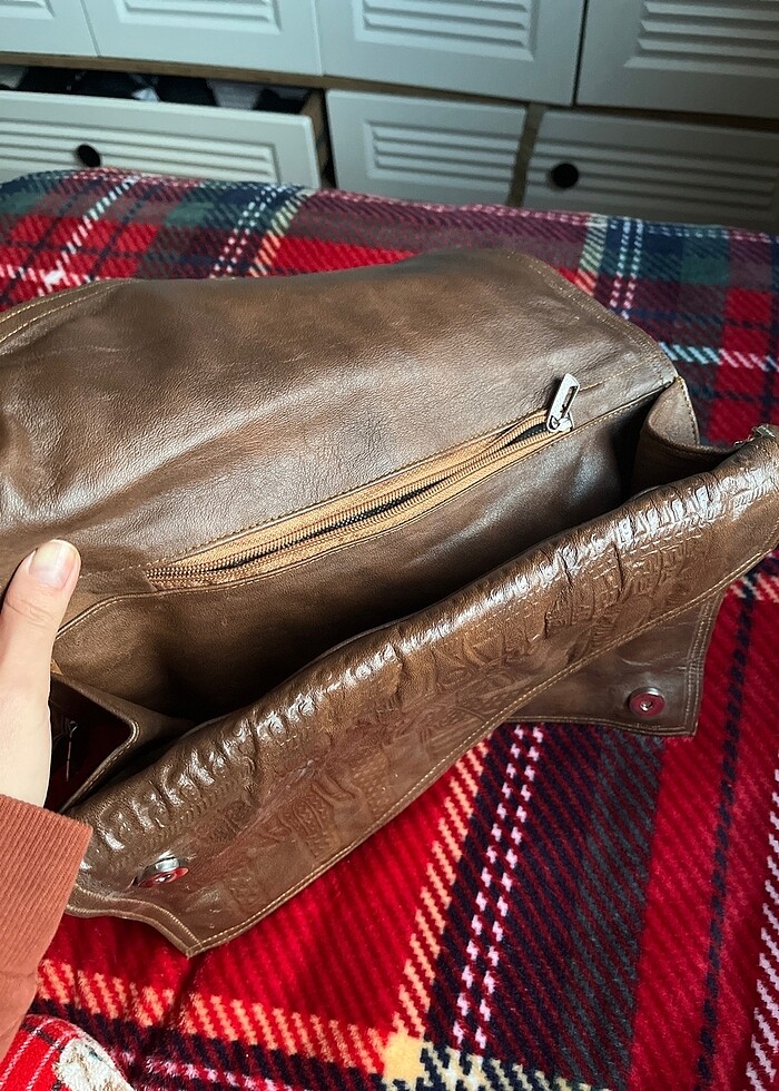 Deri çanta - Görsel 4