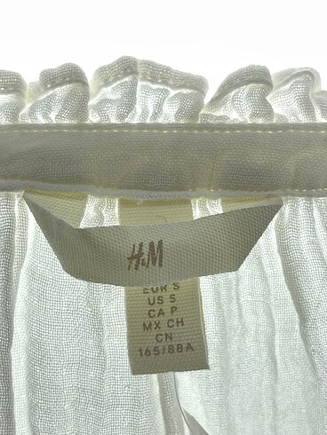 s Beden beyaz Renk H&M Bluz %70 İndirimli.