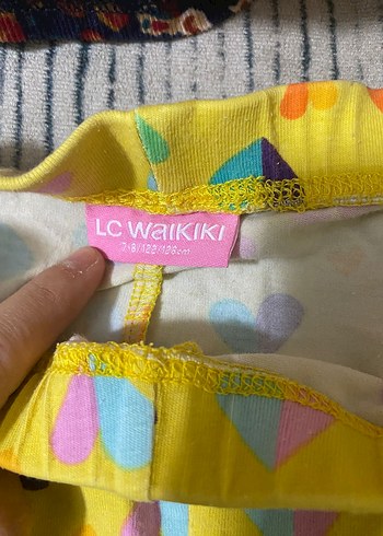 Renkli Tie-Dye Desenli Kız Tayt - Görsel 2