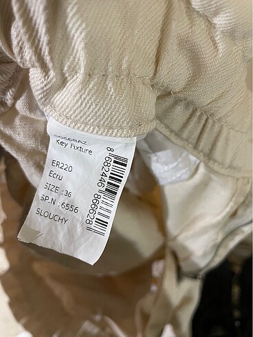 Defacto Slouchy ekru pantolon