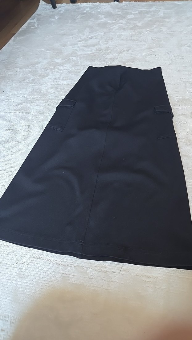 Siyah Kadın straplez elbise - Görsel 5