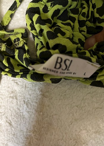 Bsl Yeşil Yılan Derisi Desenli Fırfırlı Monokini - Görsel 3