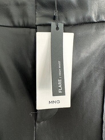 Mango MNG deri pantalon sıfır etiketli