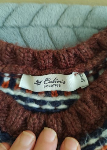 Bohem Çok Renkli Desenli Örgü Kazak - Görsel 4