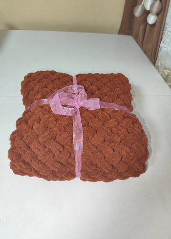 Kiremit Rengi Puffy Bebek Battaniyesi - Görsel 2