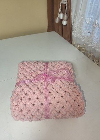 Pembe Puffy Bebek Battaniyesi - Görsel 2