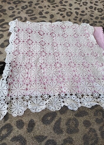 Kare dantel örtü  - Görsel 3