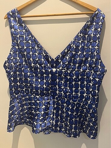 44 Beden lacivert Renk Nine West saten bluz