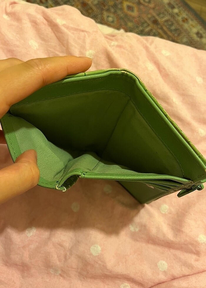 Stradivarius Kadın Yeşil Cüzdan - Görsel 4