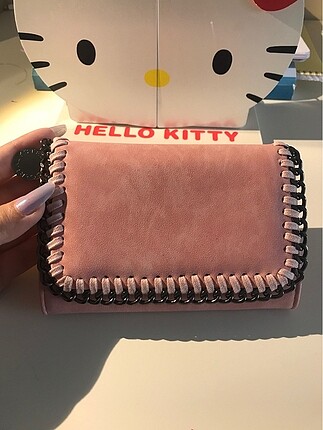 stella mc cartney pembe cüzdan
