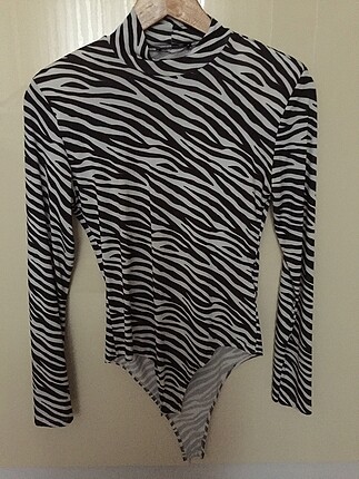 Trendyolmilla zebra desenli body