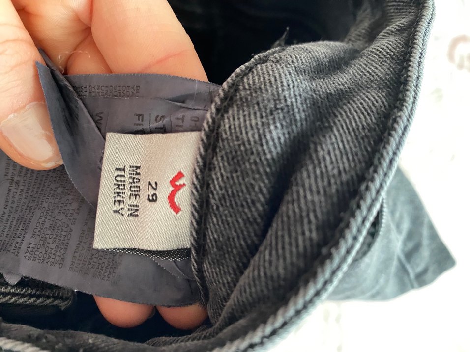 Gri Mini Denim Kadın Kot Şort - Görsel 3
