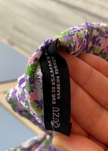 Mor Bağlamalı Midi Elbise - Görsel 5