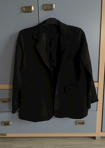 Şeffaf Siyah Gotik Blazer ceket - Görsel 4