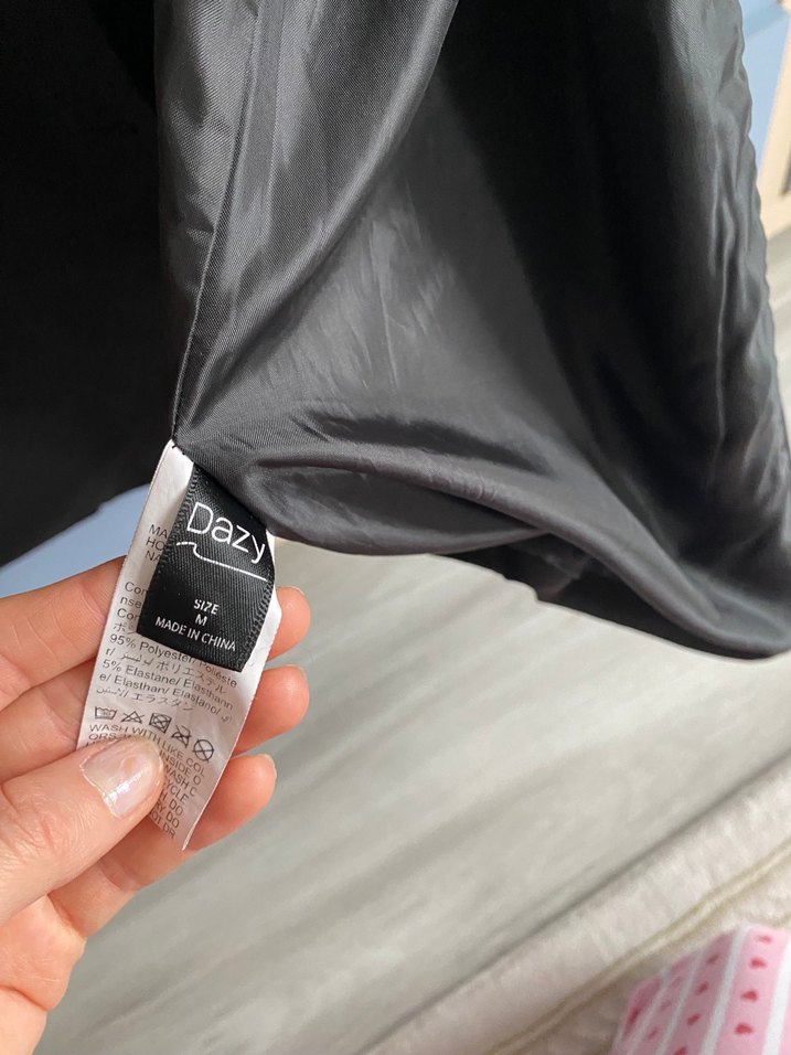 Şeffaf Siyah Gotik Blazer ceket - Görsel 3