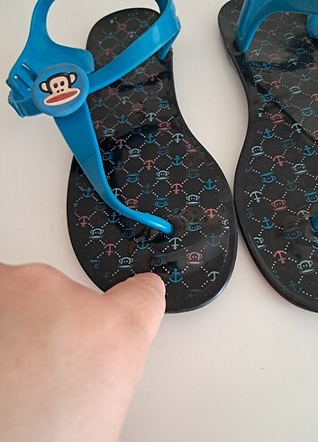 37 Beden mavi Renk Paul Frank sandalet 37 no