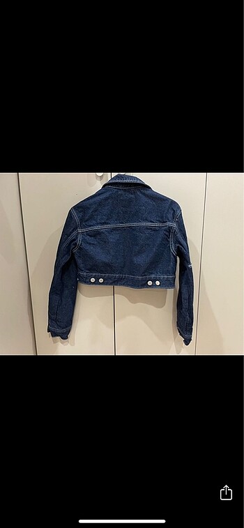 m Beden lacivert Renk Mango denim ceket