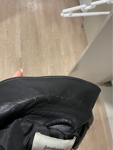s Beden siyah Renk Stradivarius deri ceket