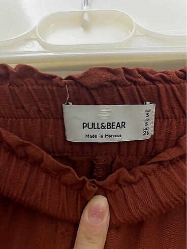 s Beden turuncu Renk Pull and Bear Kadın Pantolon