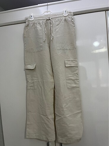 Defacto Defacto Bej Keten Pantalon