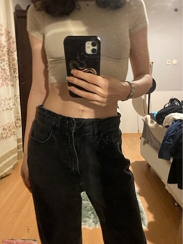 26 Beden gri Renk Jean pantalon