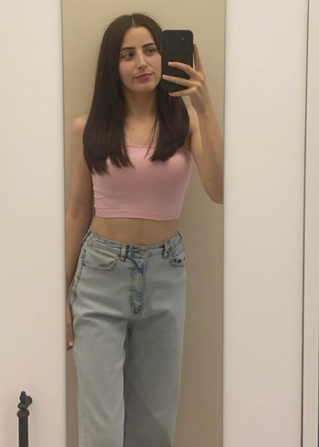 Mavi denim pantolon