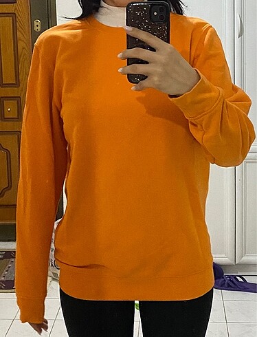 s Beden turuncu Renk Sweat