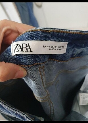 40 Beden Detaylı Zara Jean pantolon