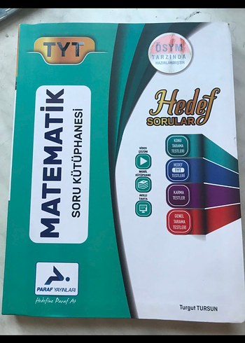 TYT Matematik Soru Kitapçığı - Paraf Yayınları