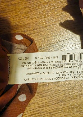 Pull&Bear Kadın Kahverengi Puantiyeli Mini Tulum - Görsel 8