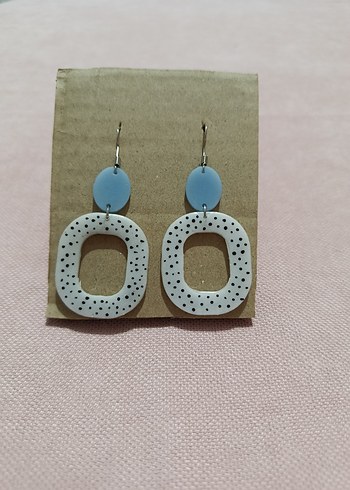 Turkuaz Mini Puanlı Boncuklu Küpe
