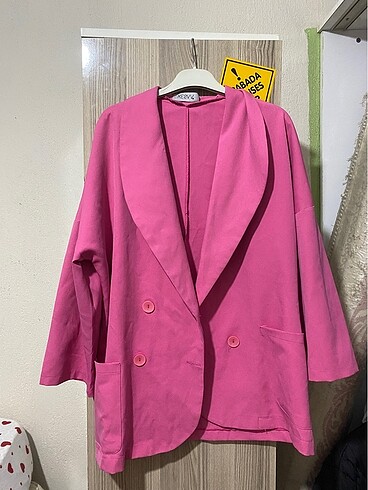 Pembe blazer ceket yazlık