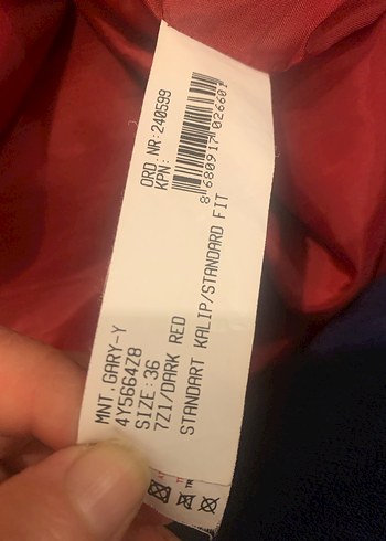 Kırmızı Midi Boy Kadın Yağmurluk - Görsel 8