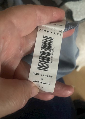 Gri Kayık Yaka Tişört - Görsel 7