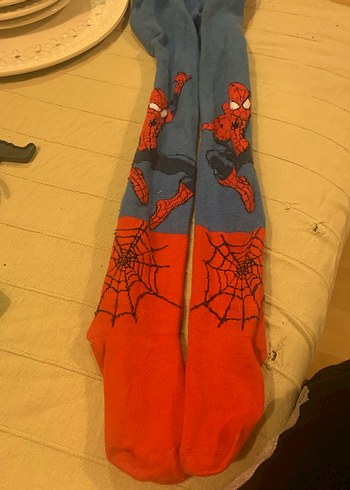 Örümcek Adam Baskılı Erkek Çorap - Görsel 2