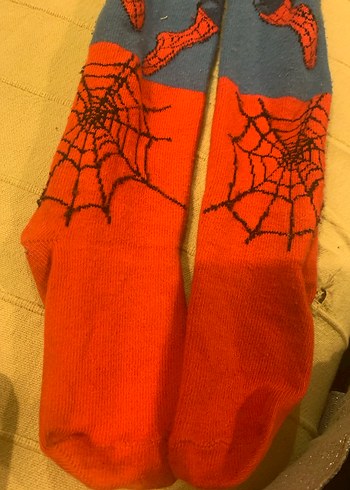 Örümcek Adam Baskılı Erkek Çorap - Görsel 3