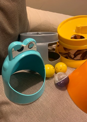 Mor ve Turuncu  mavi renkli oyuncak - Görsel 2