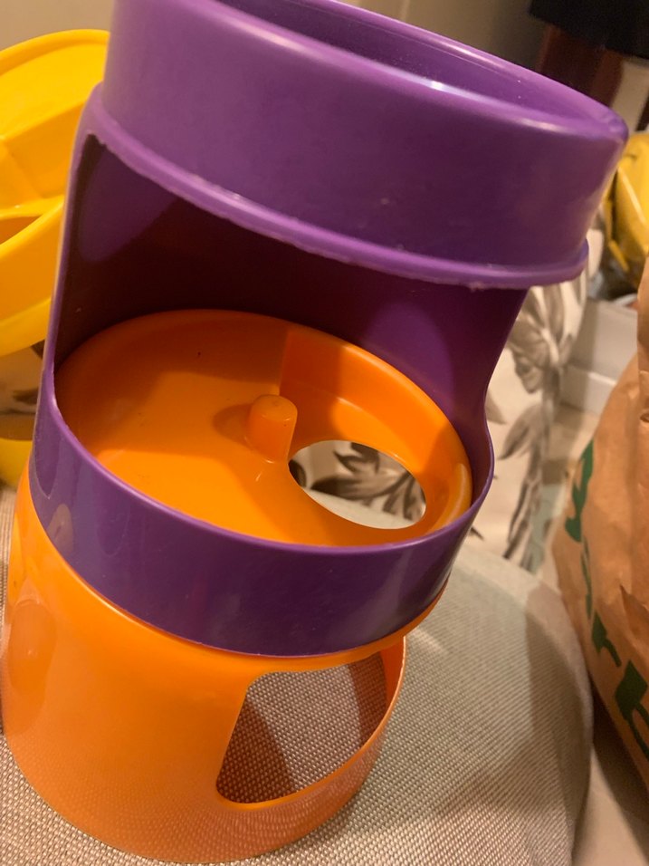 Mor ve Turuncu  mavi renkli oyuncak - Görsel 5