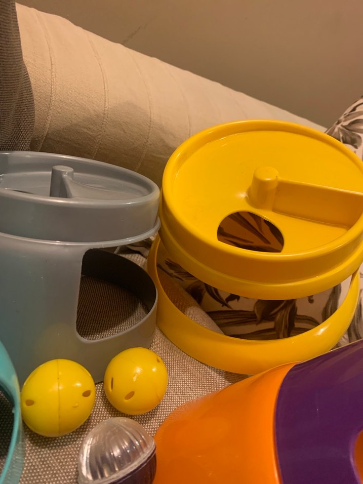 Mor ve Turuncu  mavi renkli oyuncak - Görsel 3