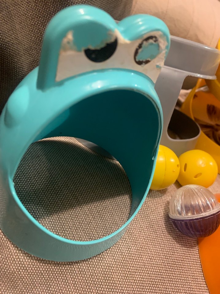 Mor ve Turuncu  mavi renkli oyuncak - Görsel 4