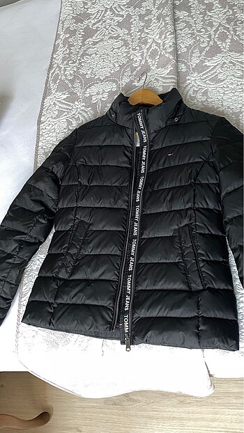 Tommy hilfiger kaz tüyü kadın mont