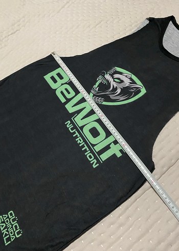 Siyah Baskılı Spor Atlet BeWolf Team - Görsel 2