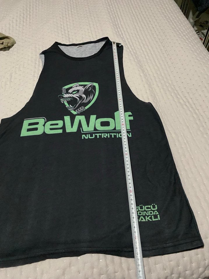 Siyah Baskılı Spor Atlet BeWolf Team - Görsel 3