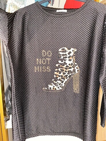 Leopar detaylı üst